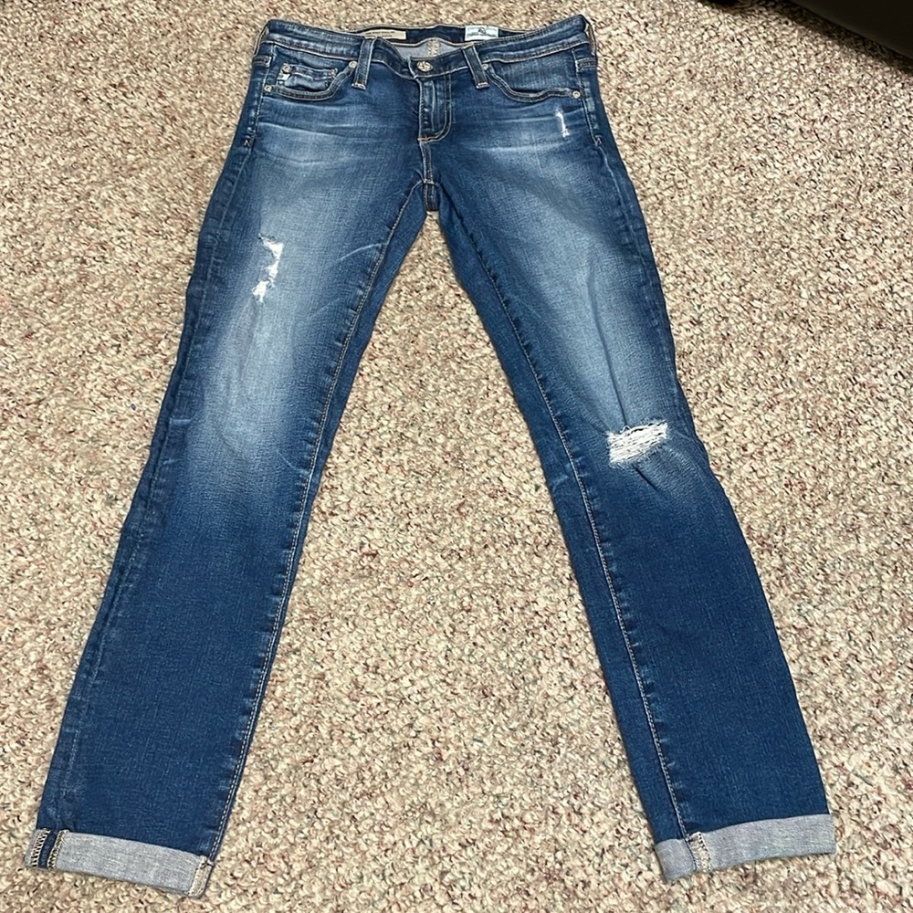 aG the stilt roll up distressed jeans